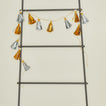 Parcel metallic tassel garland