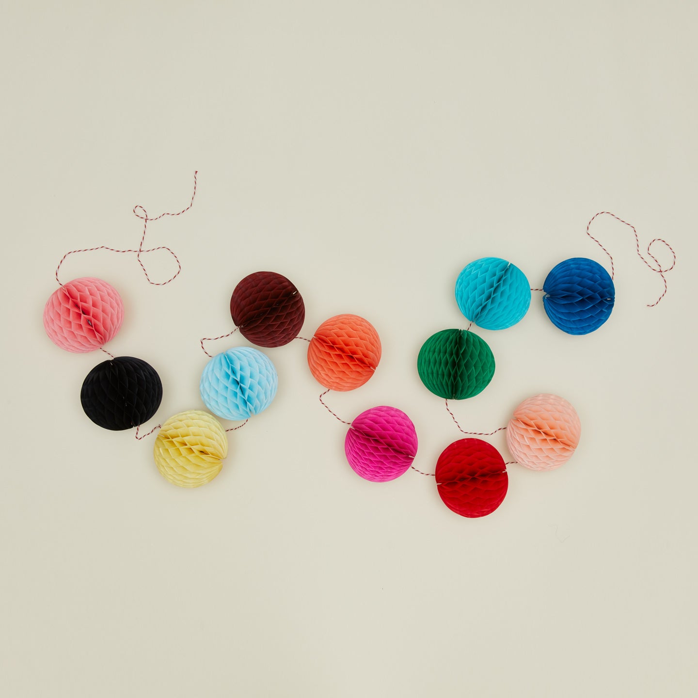 Petra Boase bunting ball garland