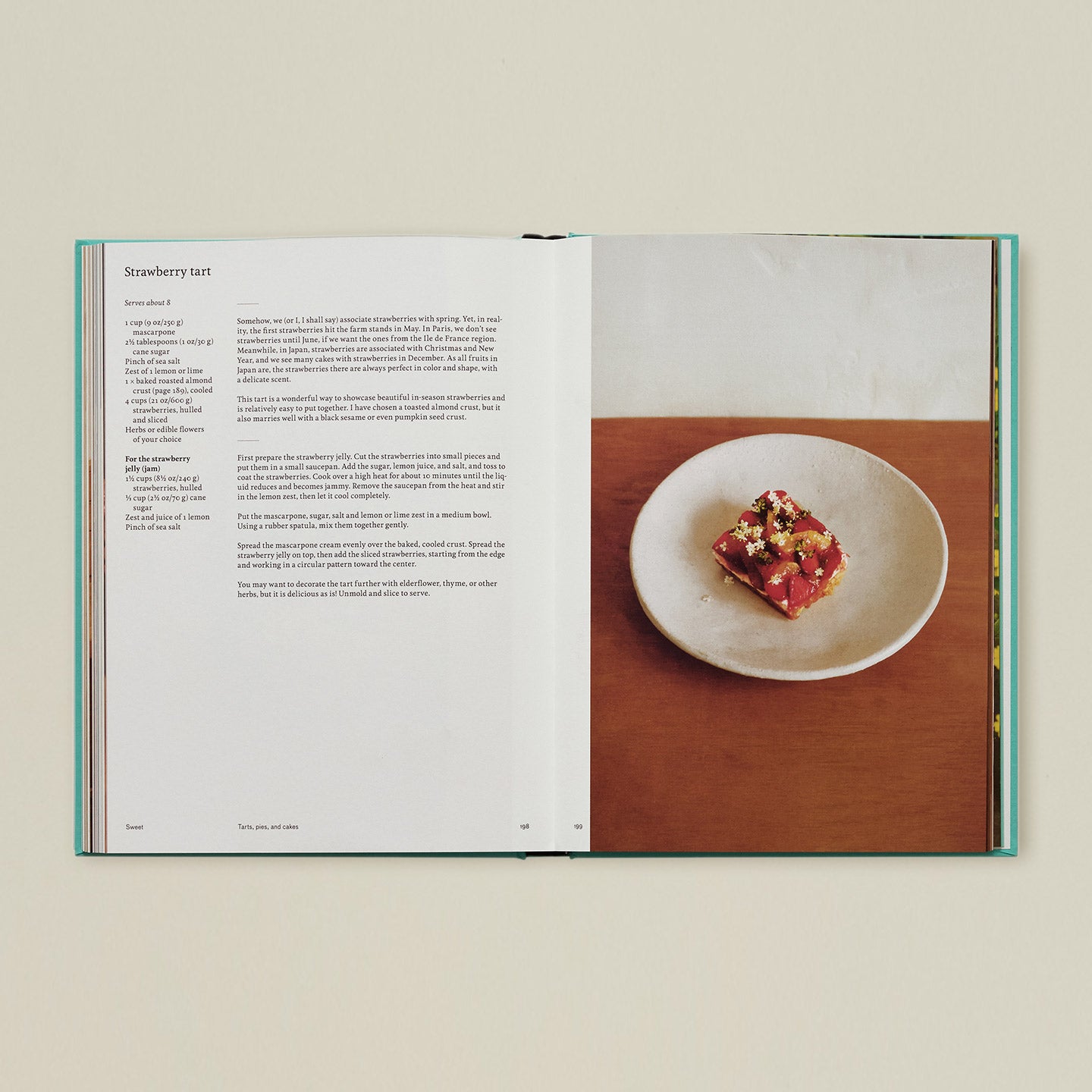 Mokonuts Cookbook open with recipe