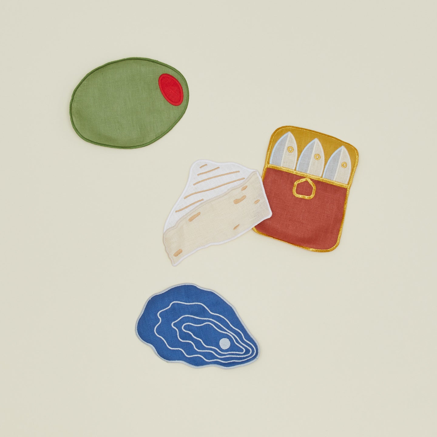 Hors D'Oeuvres Cocktail Napkins, Set of 4,