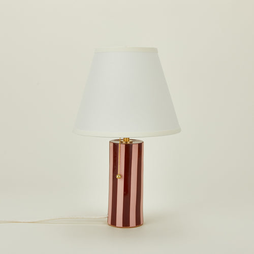 Pigeontoe colorstory lamp in blush and terracotta