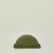 Curve butter dish in moss