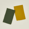 Woven Stripe Kitchen Towel - Mustard/Olive