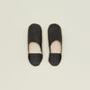 Handmade Leather Slippers - Black
