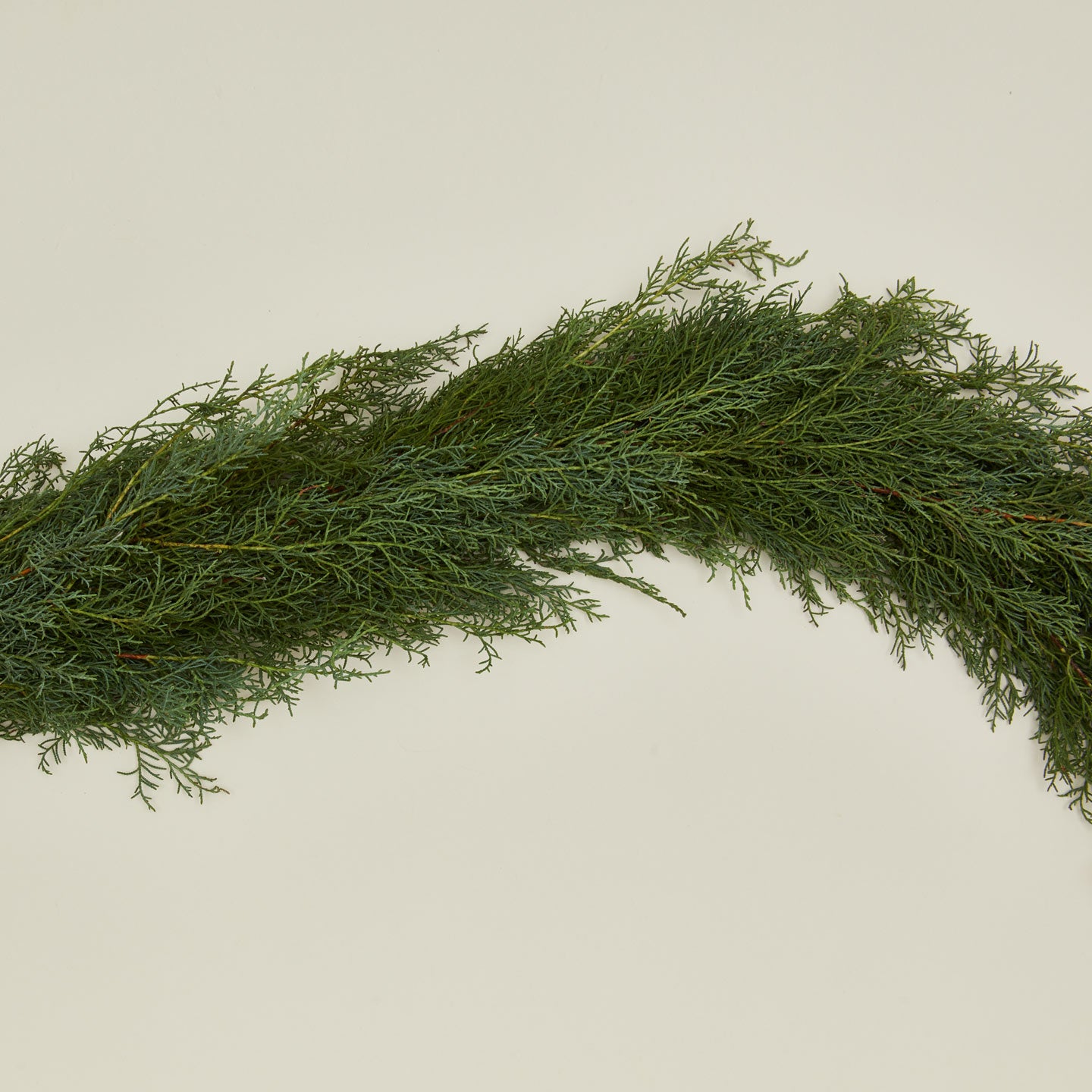 Close up view of Juniper Natural Garland