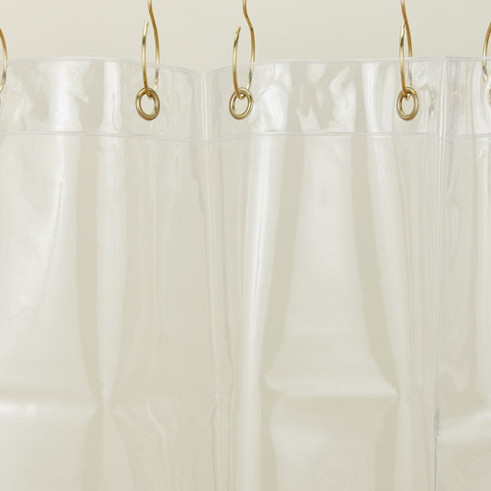 Solid Sun Shower Curtain - Clear