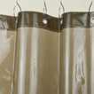 Sunny shower curtain in night ride