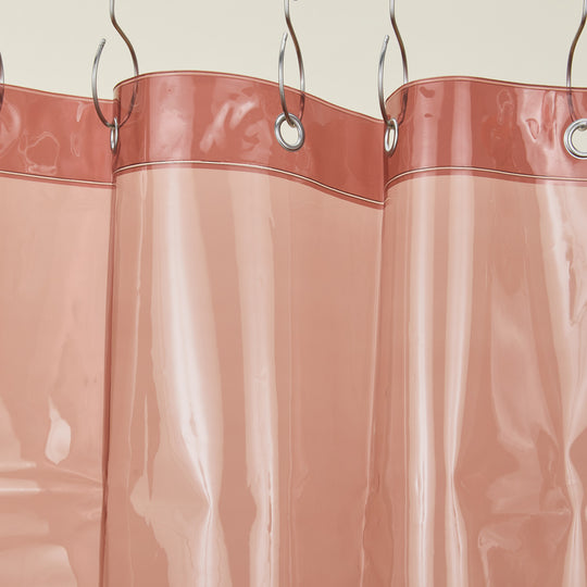 Solid Sun Shower Curtain - Dark Rose
