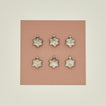 Glass snowflake ornaments