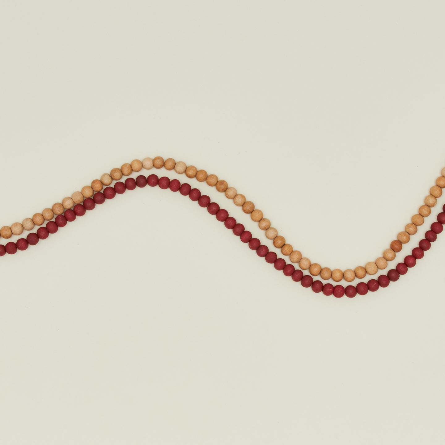 Wood beaded garland  family