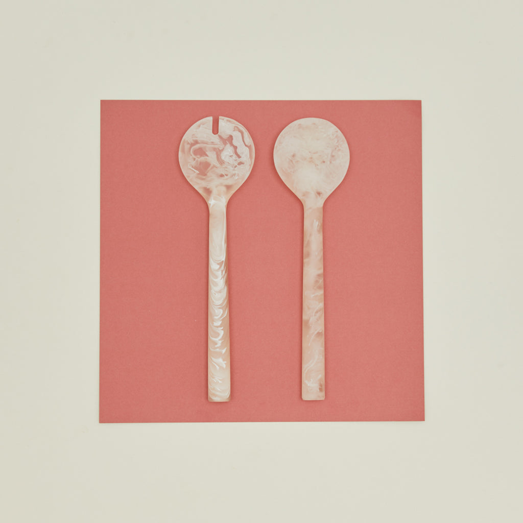 Flow Resin Salad Servers