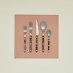 Bistrot Flatware in faux tortoise.