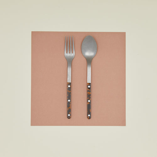Bistrot Serving Set in faux tortoise.