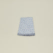 Little flowers round tablecloth in blue