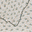 Close up view of little flowers rectangular tablecloth