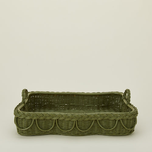 Hadley tray in olive