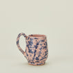 Splatter mug in pink and blue