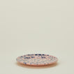 Splatter salad plate in pink and blue
