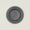 Stoneware Dinner Plate in Black.