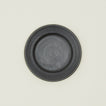 Stoneware Salad Plate in Black.
