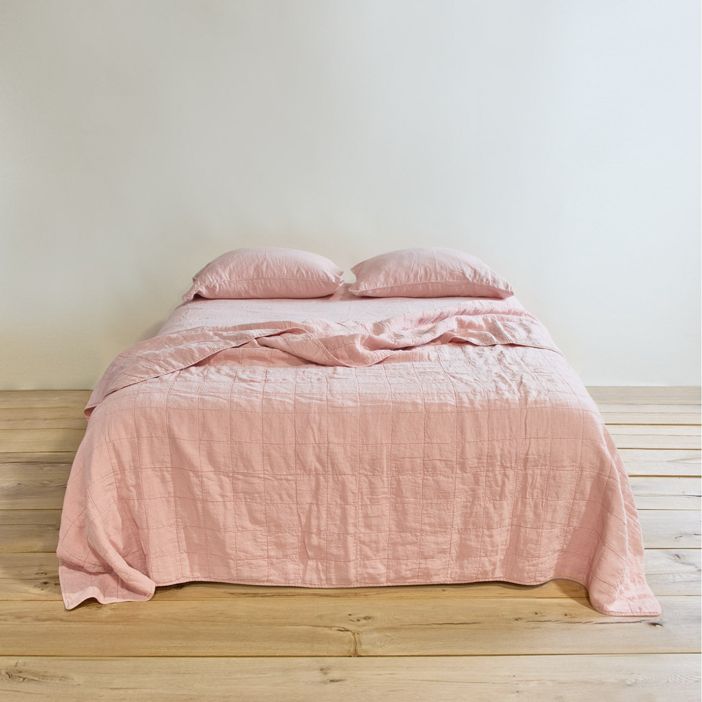 Simple Linen Quilt - Blush – Hawkins New York