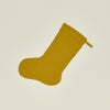 Simple Linen Stocking - Mustard