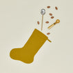 Simple Linen Stocking in mustard