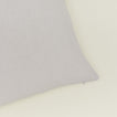 Simple linen pillow in light grey
