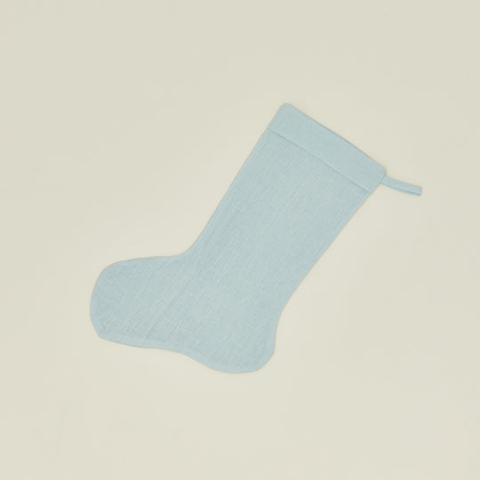 Simple Linen Stocking - Sky