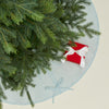 Simple Linen Tree Skirt - Sky
