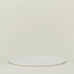 Simple porcelain serving platter in white