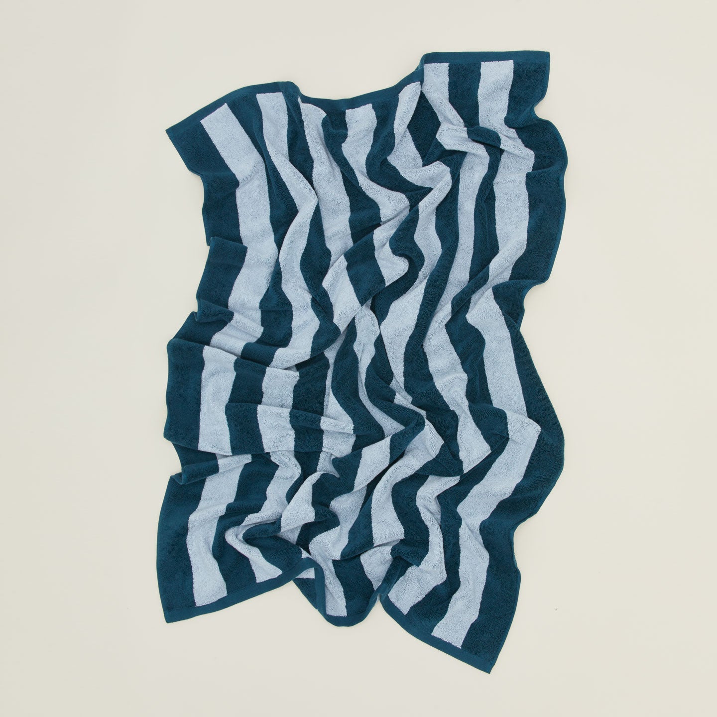 Simple Striped Terry Beach Towel