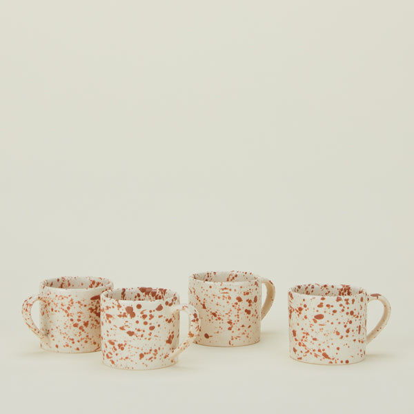 Splatterware Mug, Set of 4 - Terra – Hawkins New York