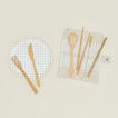 Smile Boutique bamboo cutlery set with plate