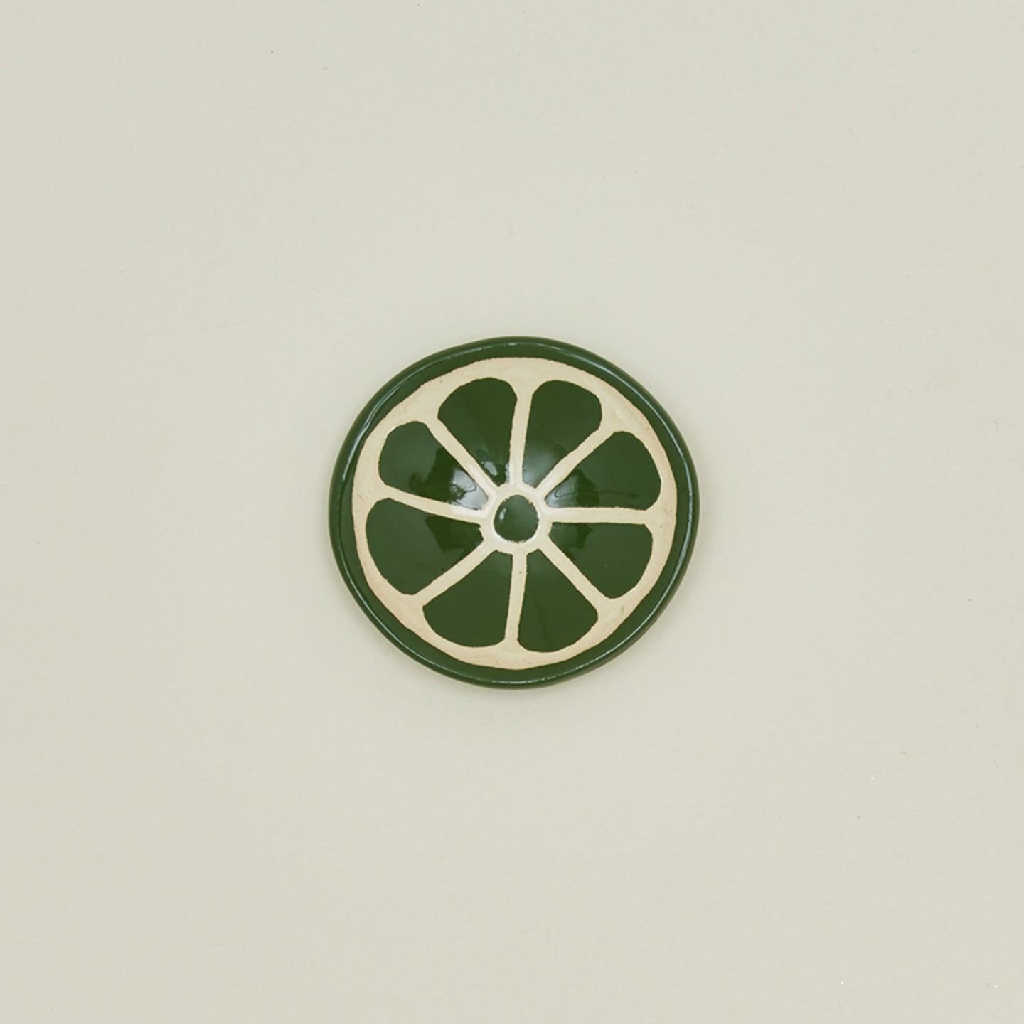 Overhead view of Citrus Ceramic Dish