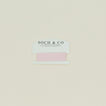 Soch & Co. frayed linen ribbon in blush