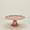 Splatter Cake Stand - Blush/Terracotta