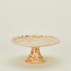 Splatter Cake Stand - Ivory/Bronze