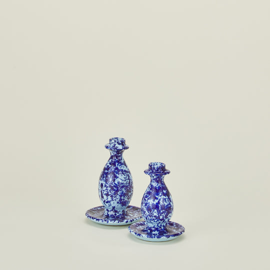 Splatter Candle Stick - Sky/Cobalt