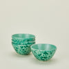 Splatter Large Bowl, Set of 4 - Sage/Green