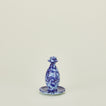 Large splatterware candle holder