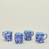 Splatter Mug, Set of 4 - Sky/Cobalt