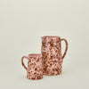 Splatter Pitcher - Blush/Terracotta