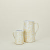 Splatter Pitcher- White/Ivory