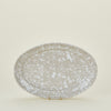 Splatter Serving Platter - Light Grey/White