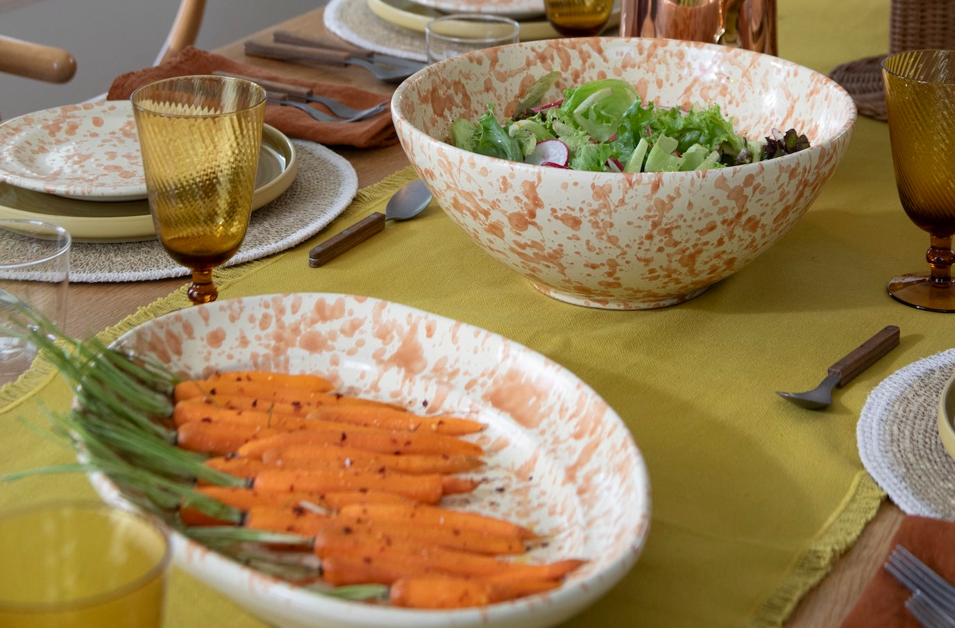 Stoneware Dinnerware: Plates & Bowl Sets and Mugs – Hawkins New York