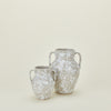 Splatter Vase - Light Grey/White
