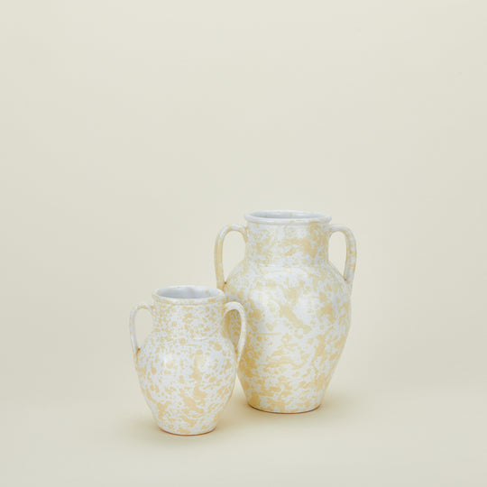 Splatter Vase - White/Ivory