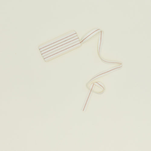 Metallic cotton ribbon in copper