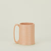 Tall Ribbed Mug - Blush